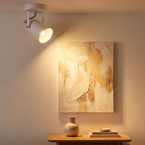 Image of Industrial wall Light, Adjustable Retro White, wall Mounted Spotlight, Hallway headboard wall Light, Kitchen, Bedroom, Office wall Light (2-piece Set)
