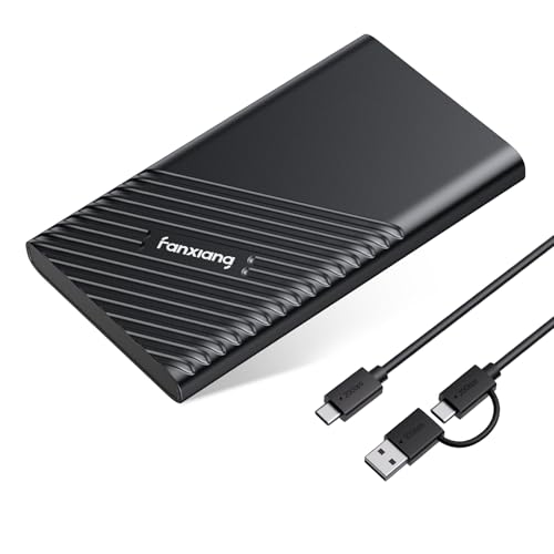 fanxiang 1To SSD Externe Portable, Jusqu'à 2000 Mo/s en Lecture, USB 3.2 Gen2 USB-C PSSD, Disque Dur SSD Portable pour iPhone 15/16, PS5/PS4(Pro), Xbox, OTG, PC, Smart TV - PS2000W