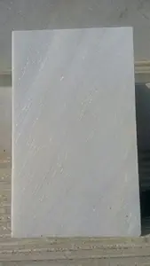 RM Marble White Marble 12x12inch Single Piece Tile for Home House Building Development (Package Include 1 Tile)