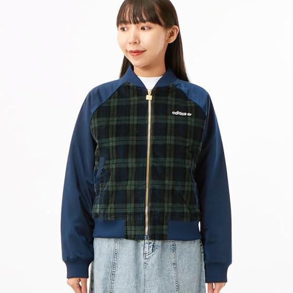 Amazon | [アディダス オリジナルス] タータン カレッジジャケット 