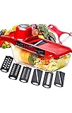 VERSATILIDAD Y EFICACIA EN LA COCINA - Innova y prepara cualquier plato con eficacia en apenas segundos: espaguetis de calabacin, patatas fritas, ensaladas, sofritos, fideos, cebolla sin llorar, etc.