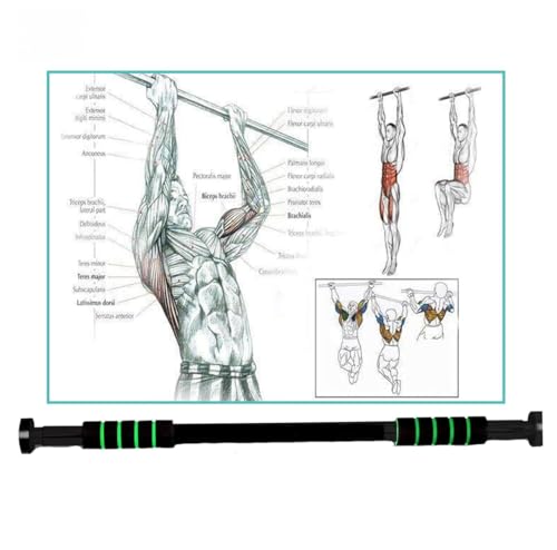 Image of Multi-Functional Pull-Up Bar for Home Workouts | No Screw pull up bar stand with Anti-Skid Grip for Pull-Ups, Chin-Ups, Push-Ups, Sit-Ups, and Stretching Adjustable Upper Body and Core Workout Bar