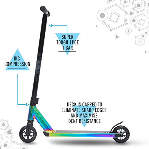 Sullivan Antic Pro Scooter, Premium Quality, Freestyle Stunt Scooter For Kids And Teens Age 6 Years And Up, Oil Slick Finish, Perfect For Beginners #TOP4