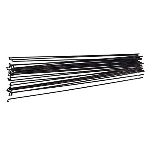 SENQI 36pcs 14G J Bend Bicycle Steel Spokes 170mm-290mm W/Nipples (284mm)