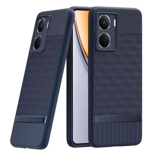 Image of Shockproof Case for Realme P3 5G | Full Camera Protection | TPU Flexible Back Cover for Realme P3 5G (Steel Blue)