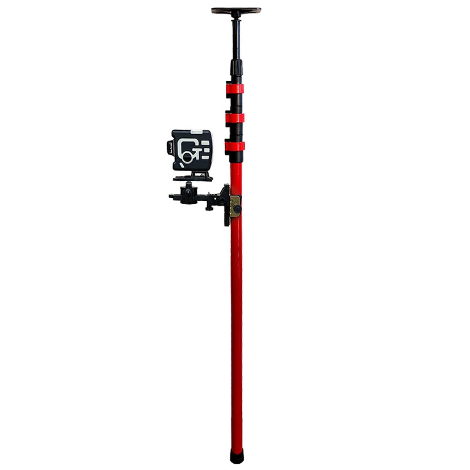 Nivel Láser, Varilla Telescópica, Soporte de Pared, Longitud Ajustable, 3M, Soporte de Nivelación Automática, Soporte de Pared Nivelador para El Hogar, a