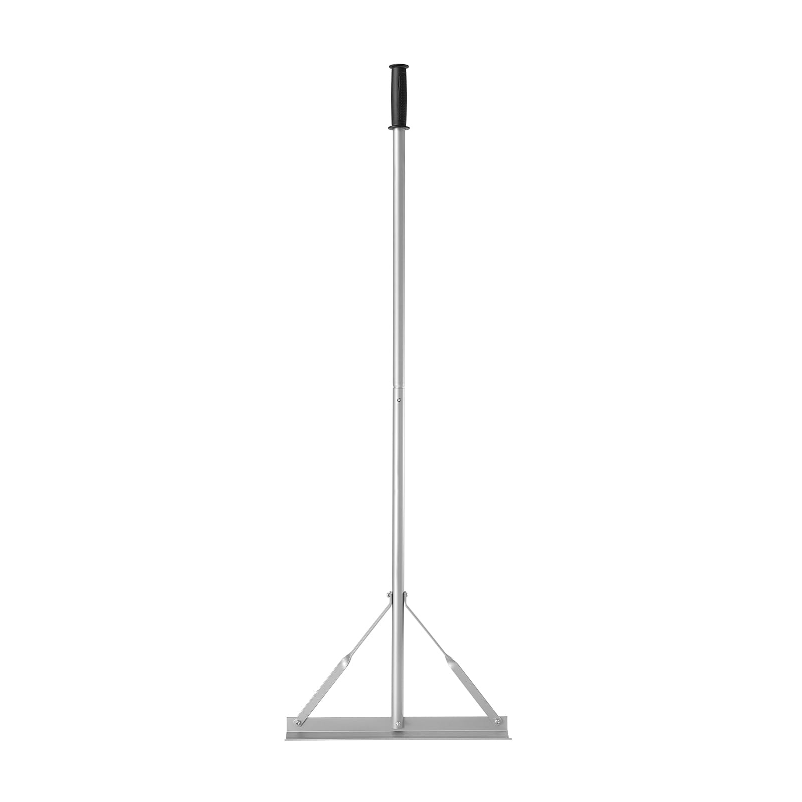 VEVOR Râteau Paysager, Manche 1510 mm, Râteau de Jardin avec Tête Large 508 mm, Niveleur à Asphalte en Aluminium Robuste, pour Nivellement Terrain, Pavage de Béton, Aplanissement de Sable, sans Dents