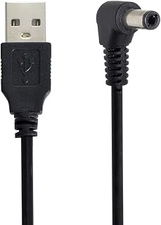 chenyang CY USB 2.0 Type A Male to 5.5 x 2.5mm DC 5V Power Plug Barrel Connector Charge Cable 80cm