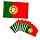 Handheld Flags:Portugal
