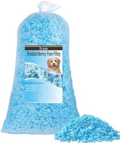 DR.DUDU 1,1 kg Fasulye Torbası Dolgu Köpüğü, Parçalanmış Jel Hafızalı Köpük Dolgu, Birinci Sınıf Yumuşak ve Rahat Yastık Dolgu Köpüğü Kanepe Minderi Köpek Yatağı Sandalye Sanat El Sanatları - Görsel 1