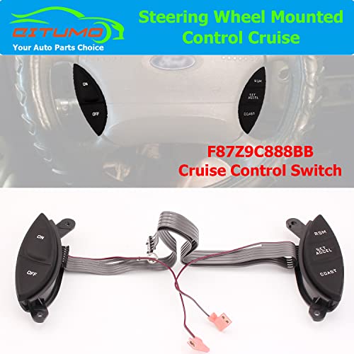 Citumo C-888BB F87Z9C888Bb Steering Wheel Mounted Cruise Control Switch Replacement thumb #2