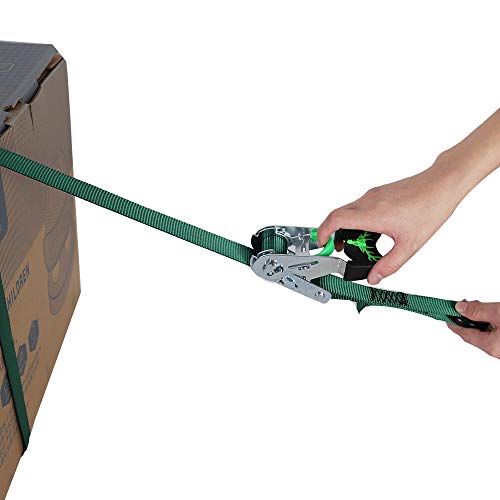 Xstrap Standard Heavy Duty Ratchet Tie Down Straps - 2 Pk - 1-1/16'' X 12 Ft - 3000 Lbs Break Strength - Cargo Straps For Moving, Utv, Atv, Dirt Bike, Motorcycle, And Truck Accessories #TOP5