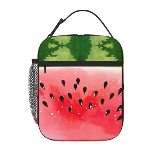 UEQIKI Watermelon Insulated Lunch Bag for Women & Men