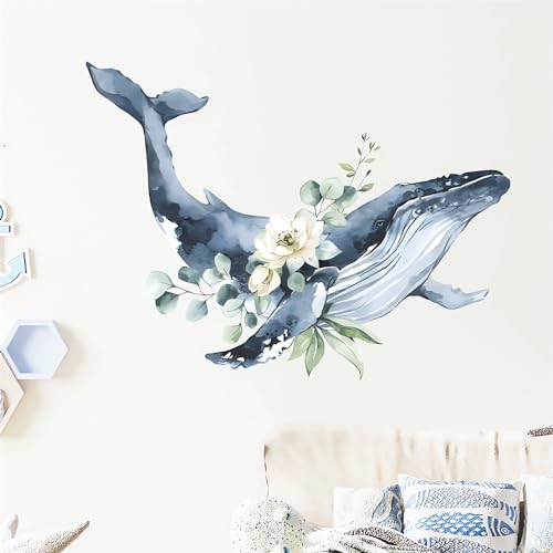 Vinilo decorativo ballena jorobada sacinora