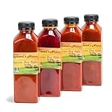 HATF's Shepherd's Natural Red Palm Oil 2 Liters / 67.628 fl. oz (4 bottles x 500 ml) - All natural (nothing added), Virgin, and Nutrient-Dense for Healthy Cooking, Skincare & Hair Care Routines.