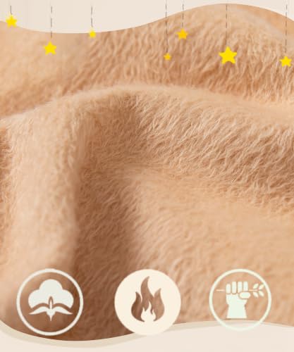 Hiltzo Collants Polaire Fille Chauds Thermiques pour l'Hiver Noir 8-10 – vue 2
