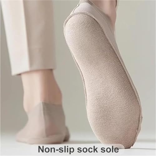 Ultra Thin Liner Non Slip No Show Socks Womens Men Invisible Ice Silk Breathable Sock Low Cut Socks (Mix 3Pair)3