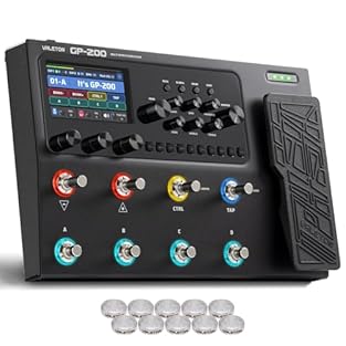 The Multi Effects Processor Has 240+ Built-in Guitar/Bass/Acoustic Effects with 140 Legendary Amplifiers&Cabinets Simulations and 100 Renowned Stompbox Effect Pedals; Supporting 20 3rd Party IRs Storage; 24-bit 44.1kHz Signal Processing 100 Built-in ...