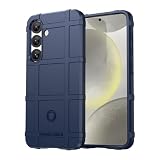 SCL Custodia per Samsung Galaxy S25, resistente, antiurto, con design robusto con griglia armatura, cover tattica militare per Samsung S25, blu