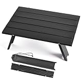 Mesa de Picnic pequeña, Mini mesas de Camping Plegable y Ligeras,mesas Plegables de Aluminio para Acampar, Senderismo,...