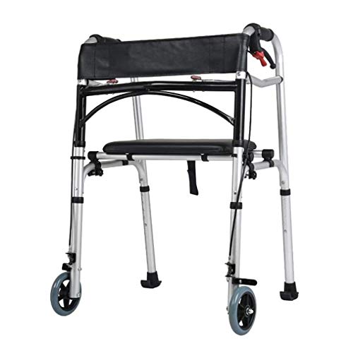 Cadre de marche en aluminium pliable anti chute avec frein de sécurité