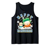 South Park Happy Hanukkah Kyle & Ike Broflovski Dreidel Camiseta sin Mangas