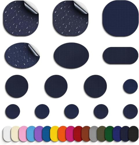 Skystuff 45Stück Daunenjacke flicken Reparaturset, Flicken für Daunenjacke
