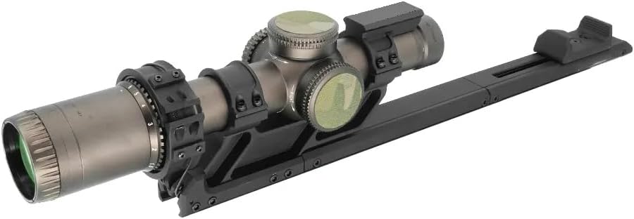 Fast Zooming System Scope Switch, 1.93" Optical Centerline Height LPVO Cantilever Optic Scope Mount Base with 30mm Tube Dual Rings，for 1-6x24 etc Riflescope，Fit 20mm Picatinny Rail，Black