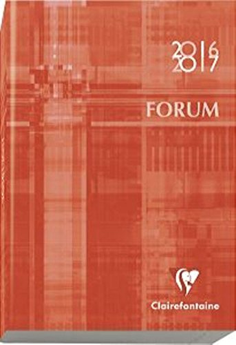 Agenda scolaire "Forum Metric" - 2016/2017 - 1 jour/page - Orange Agenda scolaire "Forum Metric" - 2016/2017 - 1 jour/page - Orange