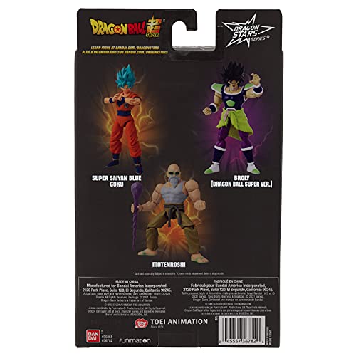Bandai America - Dragonball Super Dragon Stars Muten Roshi 6.5 Action Figure #TOP6