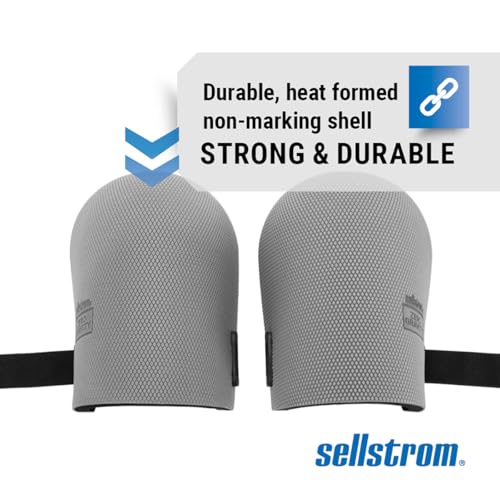 Image of Sellstrom KneePro ZeroGravity Protective Knee Pads with Thick Foam Padding - All-day Comfort, Non-Marking, Universal Fit for Men & Women - for Gardening, Home Repair & Maintenance, Plumbing, Flooring, Tiling