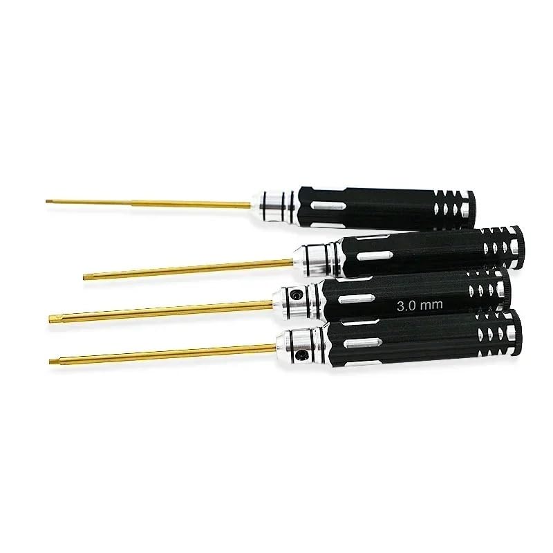 Recambios Rc Para FPV Para Carreras Drone Heli Aviones Coches Barco RC Herramientas 1,5mm 2,0mm 2,5mm 3,0mm Juego Destornilladores Hexagonales Kit Herramientas Hexagonales(Round)
