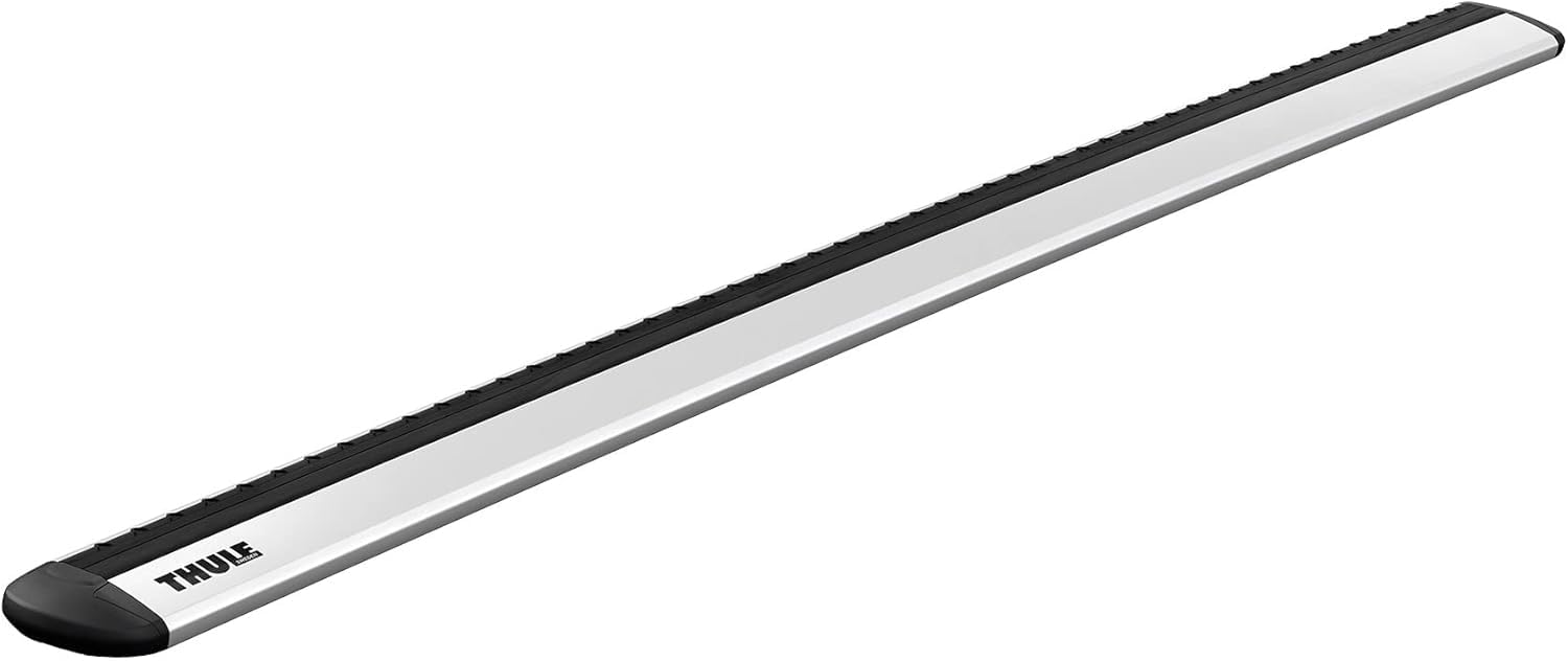 Thule Wingbar Evo 2-pak 135 & Thule 710410 Zamek Bagażnika, Czarny, ‎36,7 x 16,5 x 9,6 cm; 1,91 kg