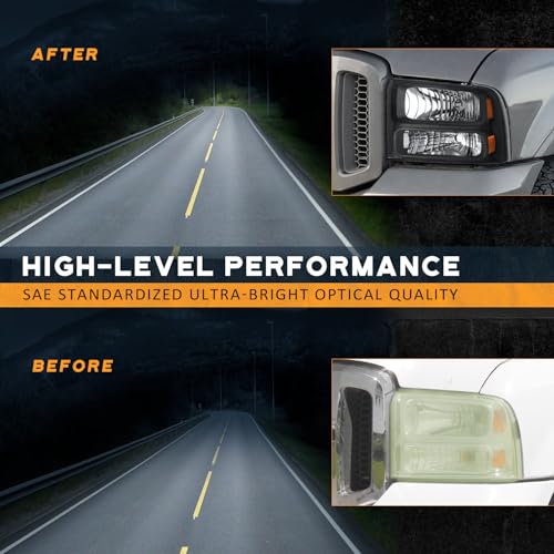 WEELMOTO Headlights Assembly for 05-07 Ford F250 F350 F450 F550 Super Duty by WEELMOTO - Used condition - Image 7