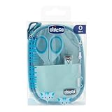 Chicco Set Manucure pour Bébé garçon, Avec Ciseaux, Lime en Carton, Coupe-Ongles...