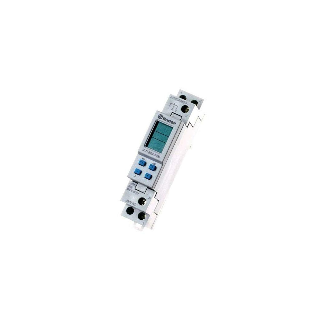 Programmateur de temps SPDT 24VDC rail DIN Finder 12.71.0.024