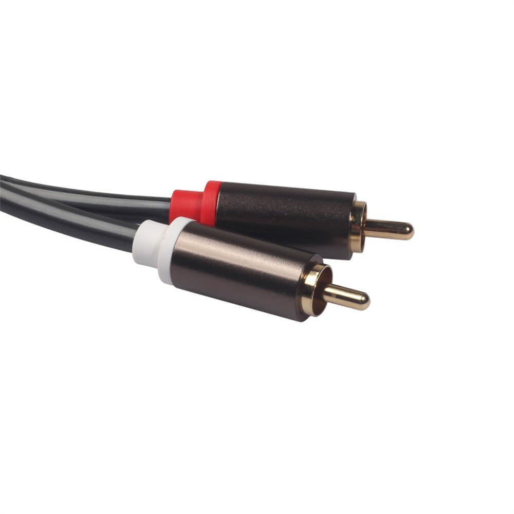 Audio Cable 2 XLR Female to 2 RCA Male Cable Dual Wire with Black PVC 1.5Meter