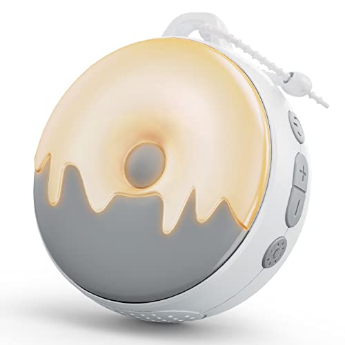 Funlicht White Noise Machine Baby & Adult,Portable Sound Machine With Night Light,18 Soothing Sound,Powerful Battery,Auto-Off Timers,Child-Lock,Sound Therapy For Home,Travel,Office,Registry Gift #TOP22