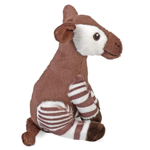 Okapi en peluche Wild Republic 15 cm doudou écologique - 5