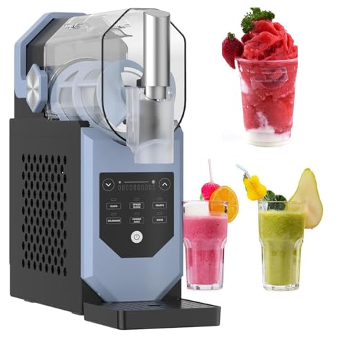 Lbxlhr Slushie Machine for Home, No Ice Needed, 2L Slushy Maker, Real-Time Temp Display, Auto-Clean, 5 Preset | Make Slush, Milkshakes, Margaritas, Frappés and More