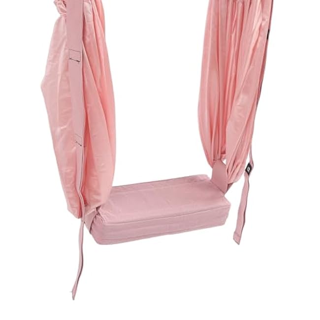 Waist Back Leg Stretch Strap Split Inversion Fitness Band Hammock Pink for Stretching Assist Trainer