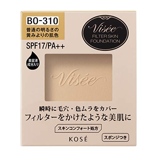 Visee(ヴィセ) リシェ フィルタースキン ファンデーション BO-310 普通の明るさの黄みよりの肌色 詰替え用 10g