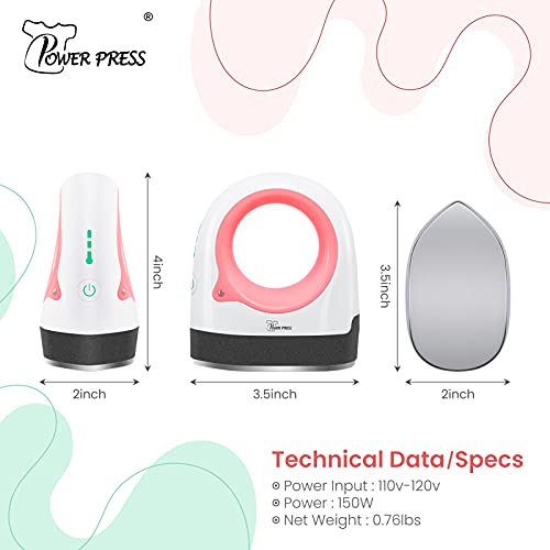 Powerpress Mini Heat Press Machine Easy For T-Shirts, Shoes, Hats, And Small Vinyl Projects (Coral) #TOP5