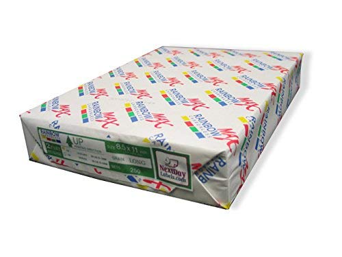 250 Sets, Ncr Paper, Collated 2 Part (White, Canary), Letter Size Carbonless Paper - Rainbow Brand #TOP2