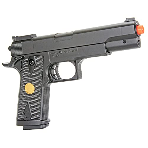 Bbtac Airsoft Pistol Gun 1911-Tactical Hi-Capa Spring Loaded Air-Soft Hand Gun Full Size #TOP3