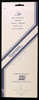 Pre-Cut Black Stamp Mounts Size 260/59