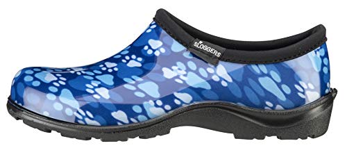 Sloggers Women's Waterproof Rain And Garden Shoe With Comfort Insole, Blue Paw Print, Size 6, Style 5114Qb06 #TOP5