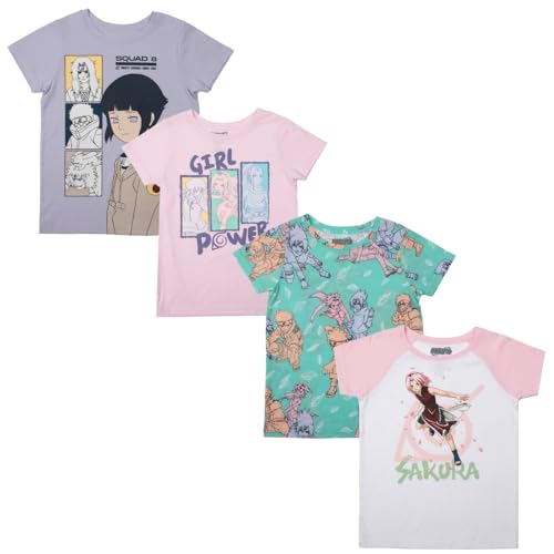 Naruto Youth Girls 4 Pack Tee