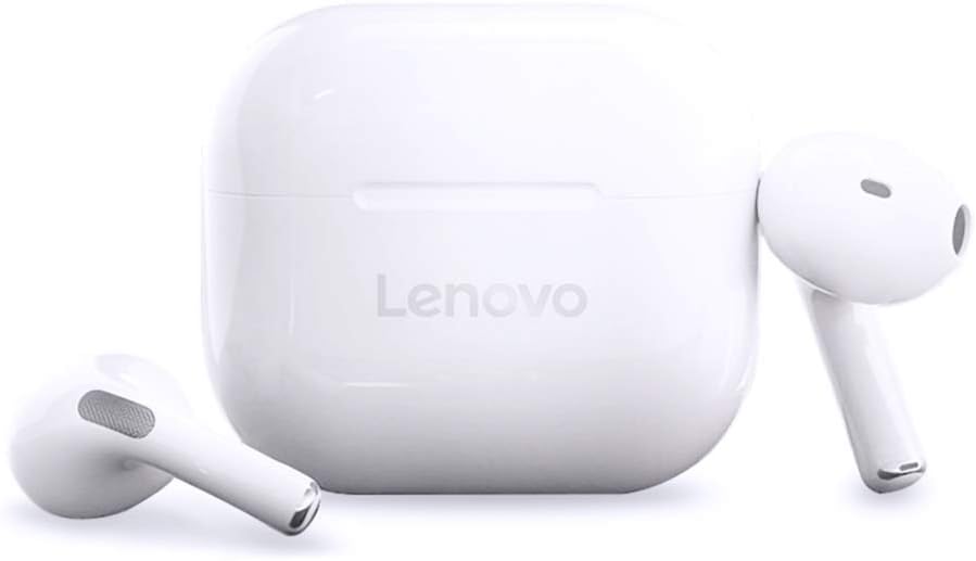 LEN0V0 LivePods LP40 Cuffie Semi-in-ear Bluetooth 5.0 con Controllo Touch,  Cancellazione del Rumore, Impermeabili, con interfaccia MIC di Type C,  Compatibili con iOS Android, Bianco : Amazon.it: Elettronica