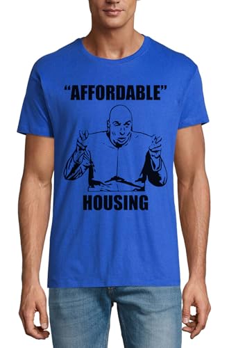 T-shirt col rond coton homme bleu roi, fini les hauts délavés